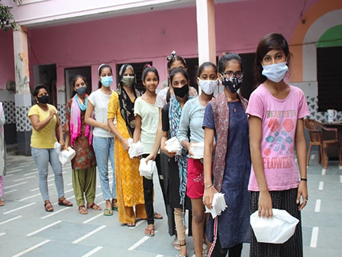 A Shikshadwar community healthcare session in progress