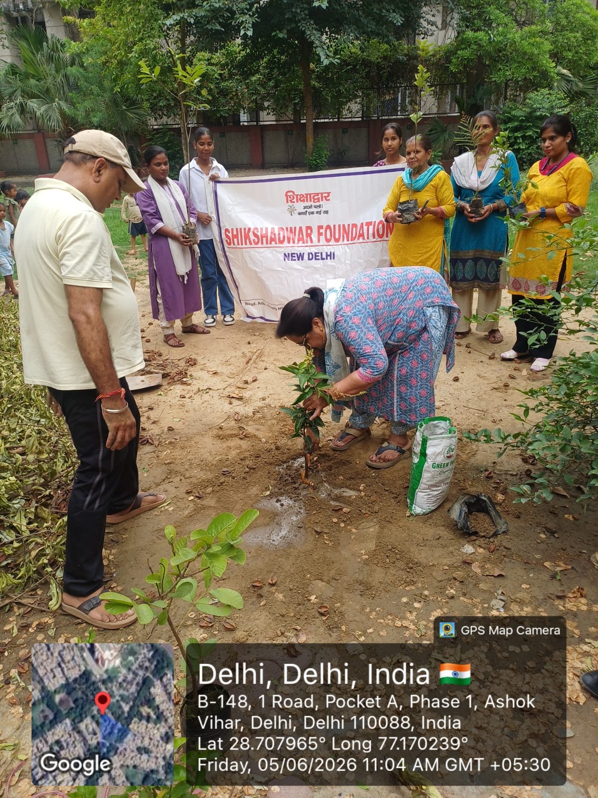 A Shikshadwar environmental-awareness session at a Delhi government school